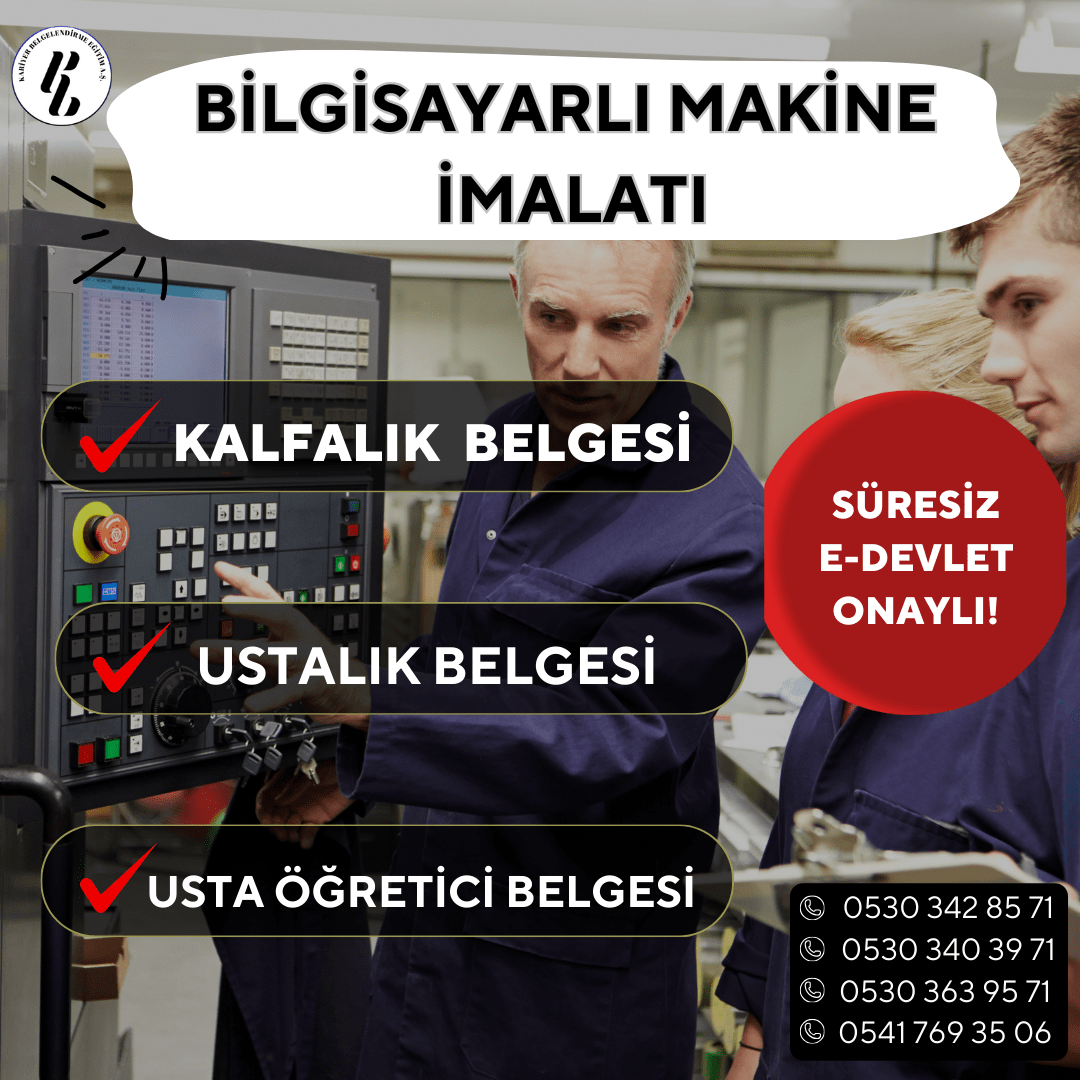 BİLGİSAYARLI MAKİNE İMALATI