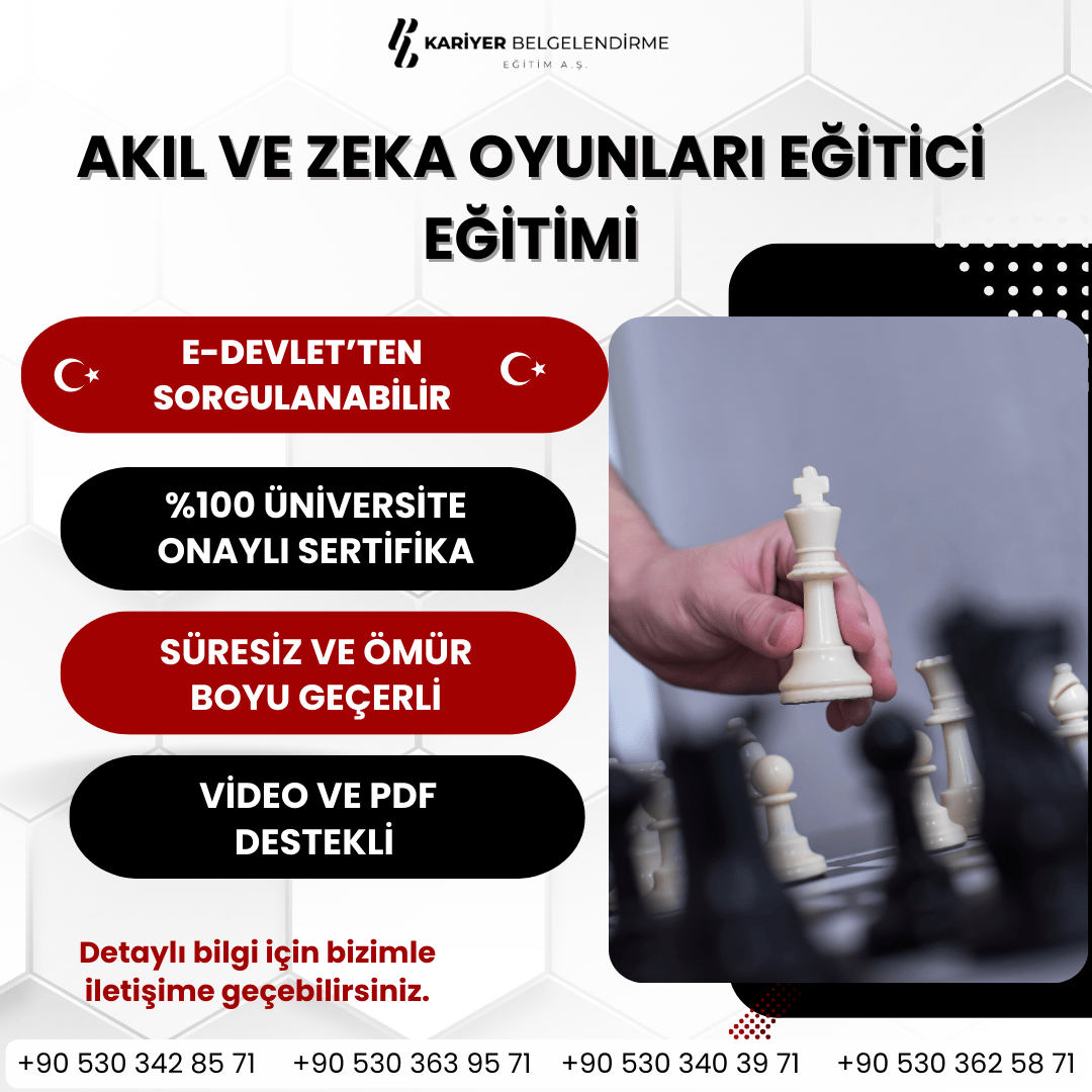 AKIL VE ZEKA OYUNLARI EĞİTİCİ EĞİTİMİ