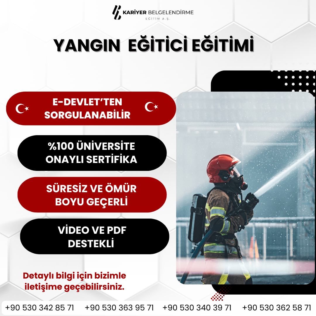 YANGIN EĞİTİCİ EĞİTİMİ